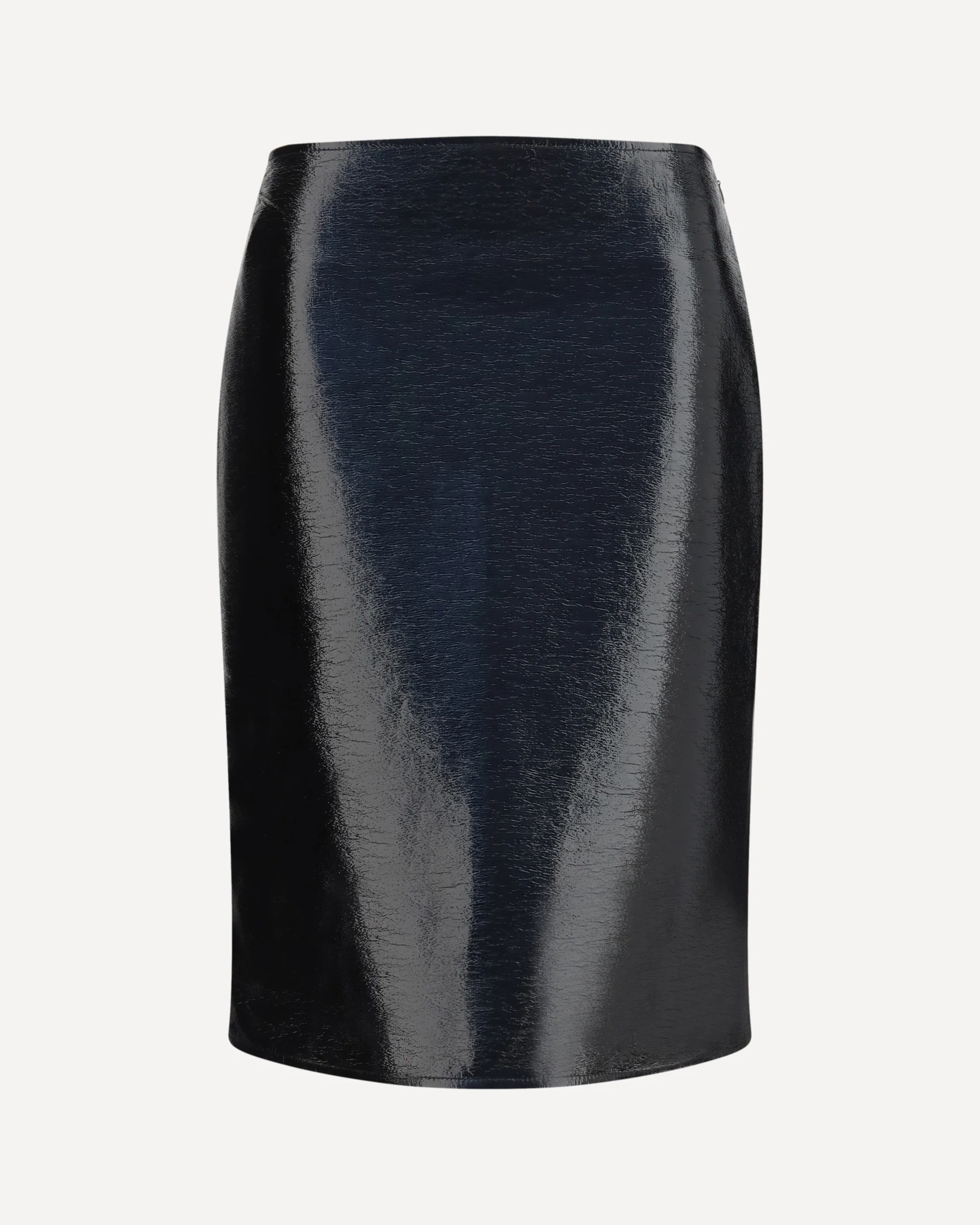 Vinyl midi Skirt - BORDEAUX | Cheap Luxury Handbags Store,