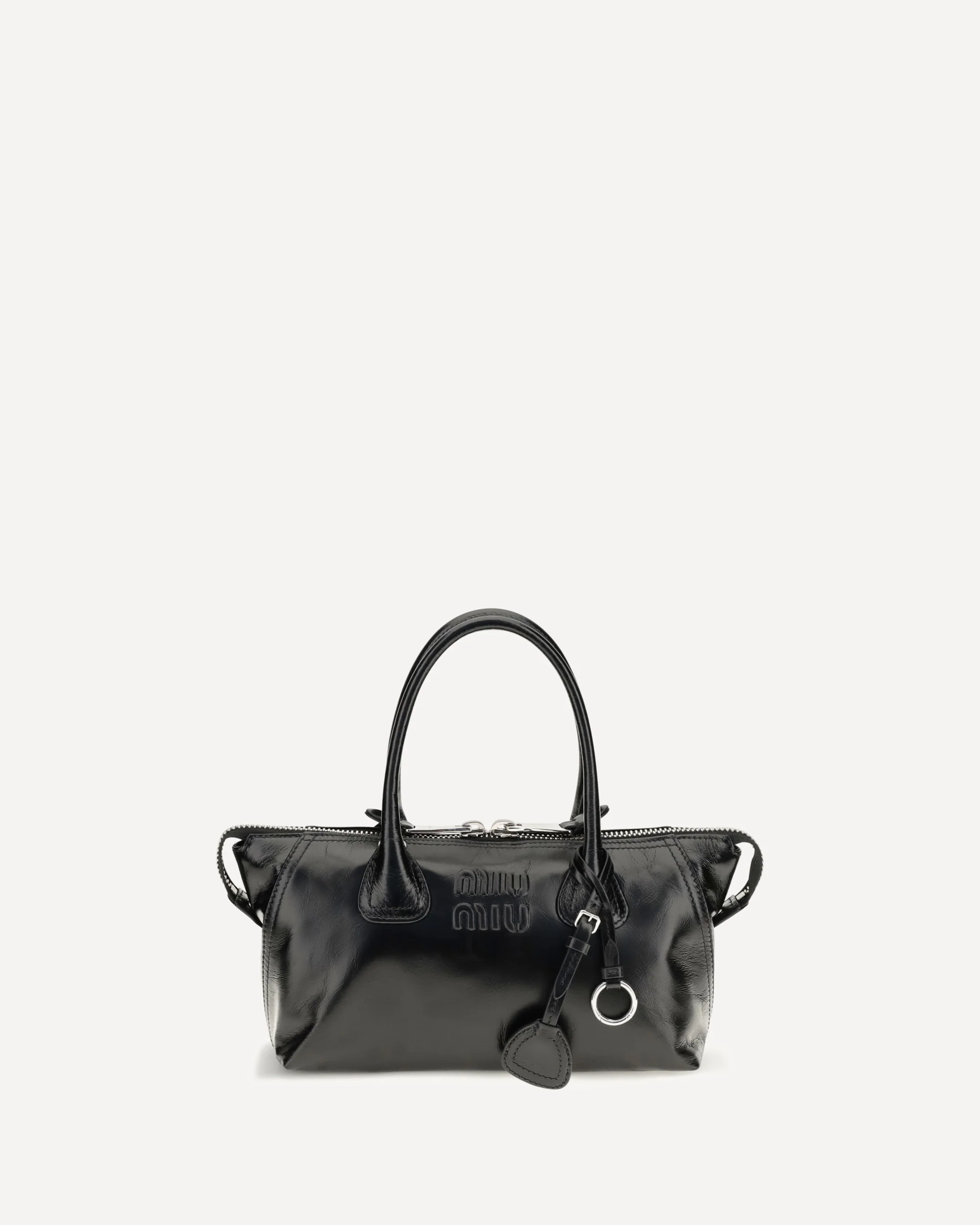 Glossy leather Handbag - BLACK | Cheap Luxury Handbags Store,