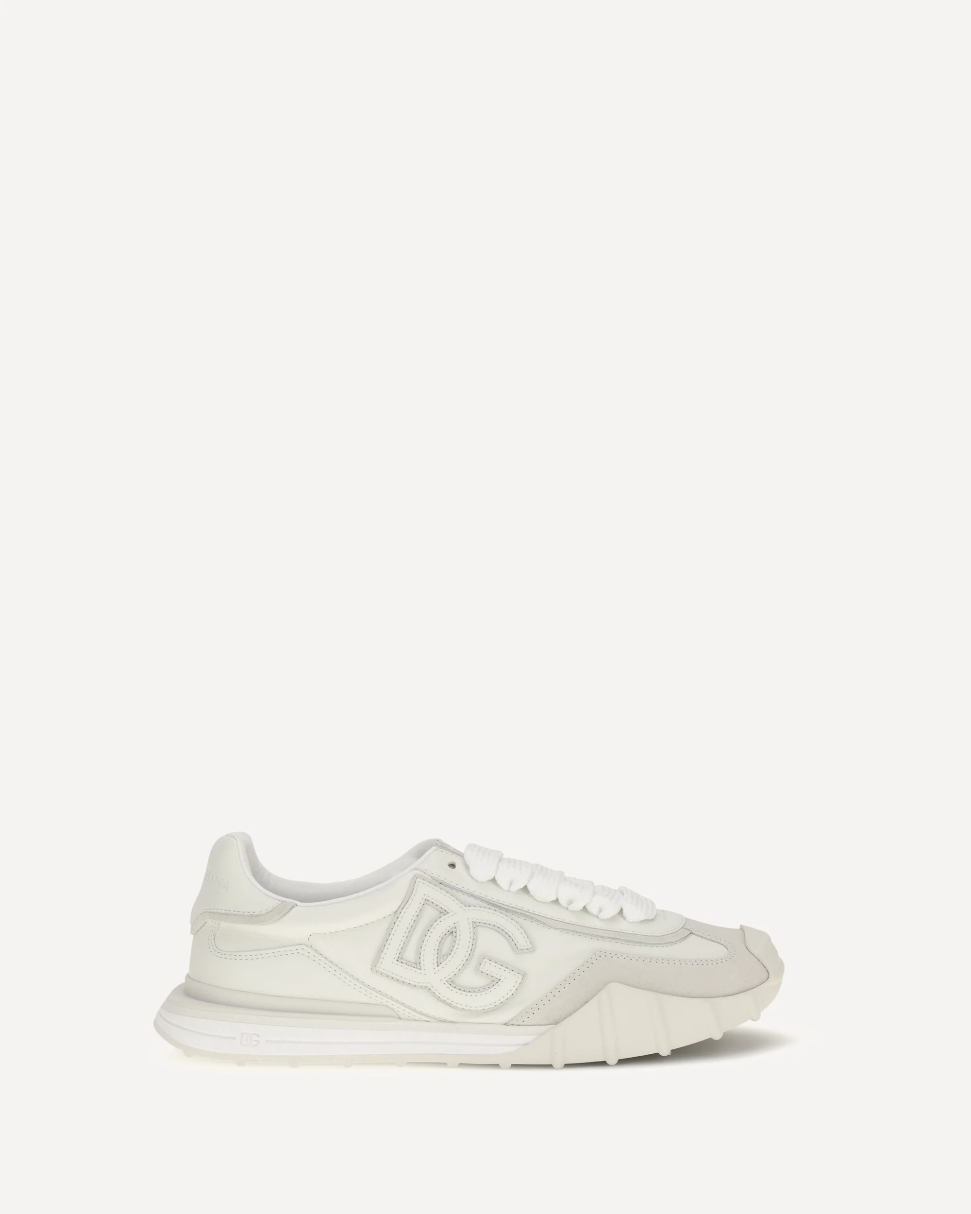 Athletic fabric and leather Sneakers - WHITE | Cheap Luxury Handbags Store,