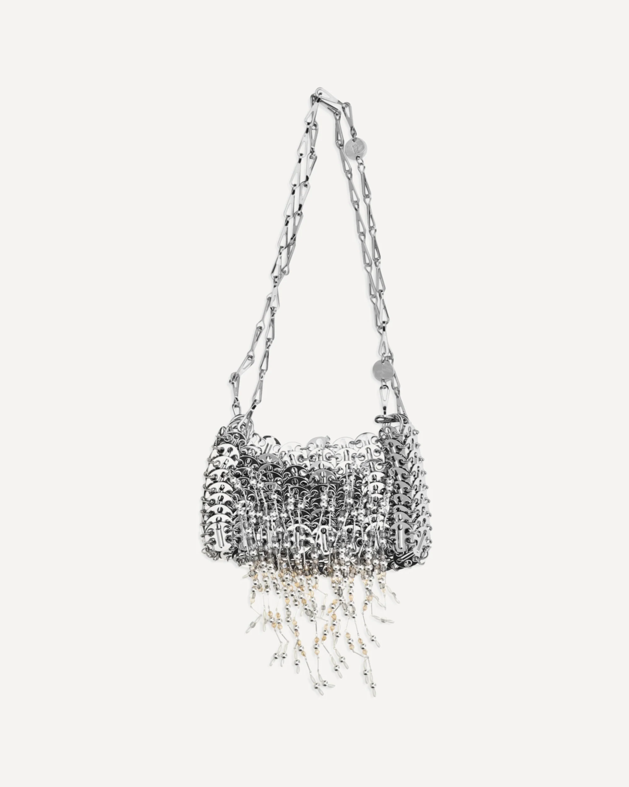Nano 1969 pearl fringe Shoulder Bag - SILVER | Cheap Luxury Handbags Store,