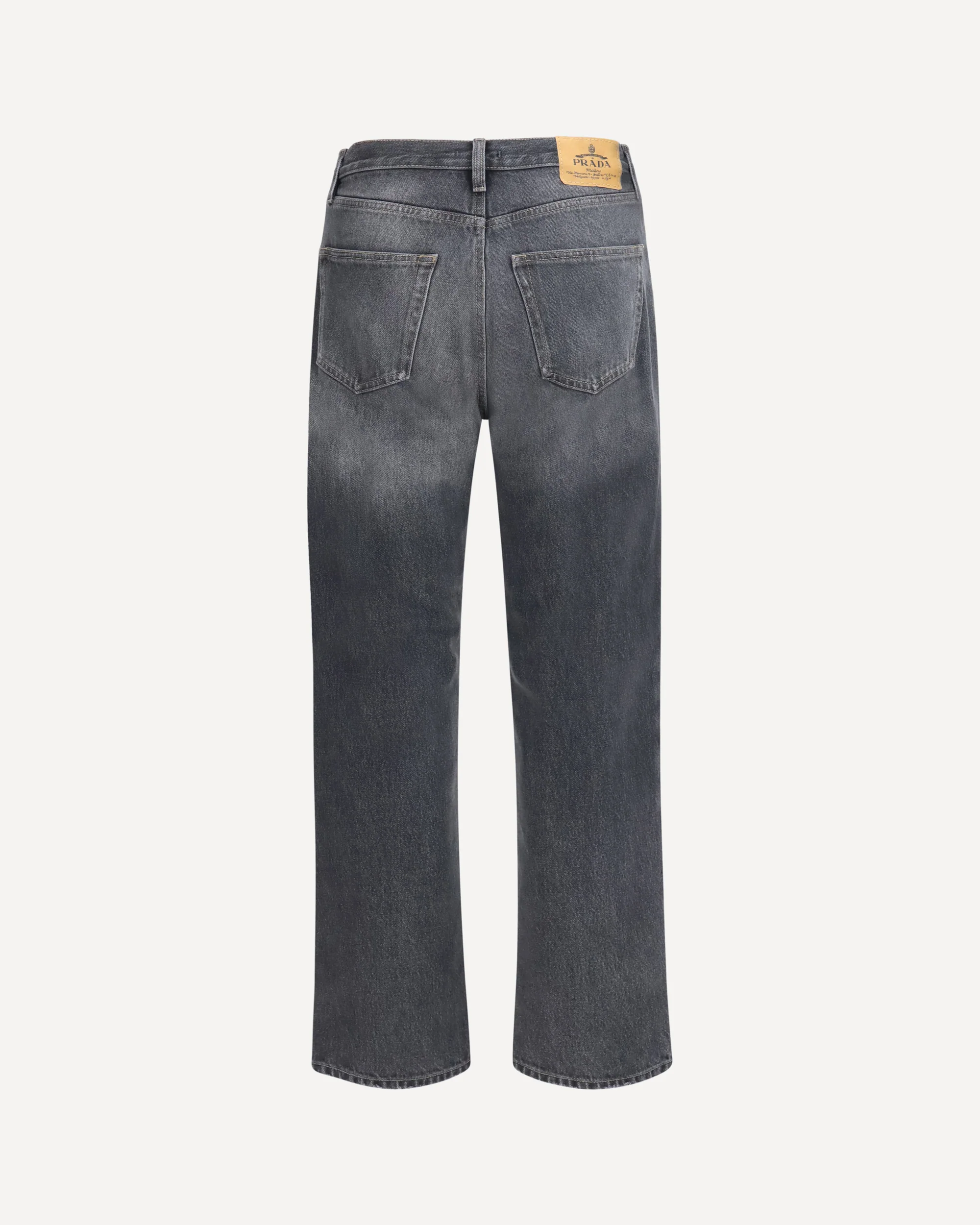 Vintage effect denim Jeans - BLACK | Cheap Luxury Handbags Store,