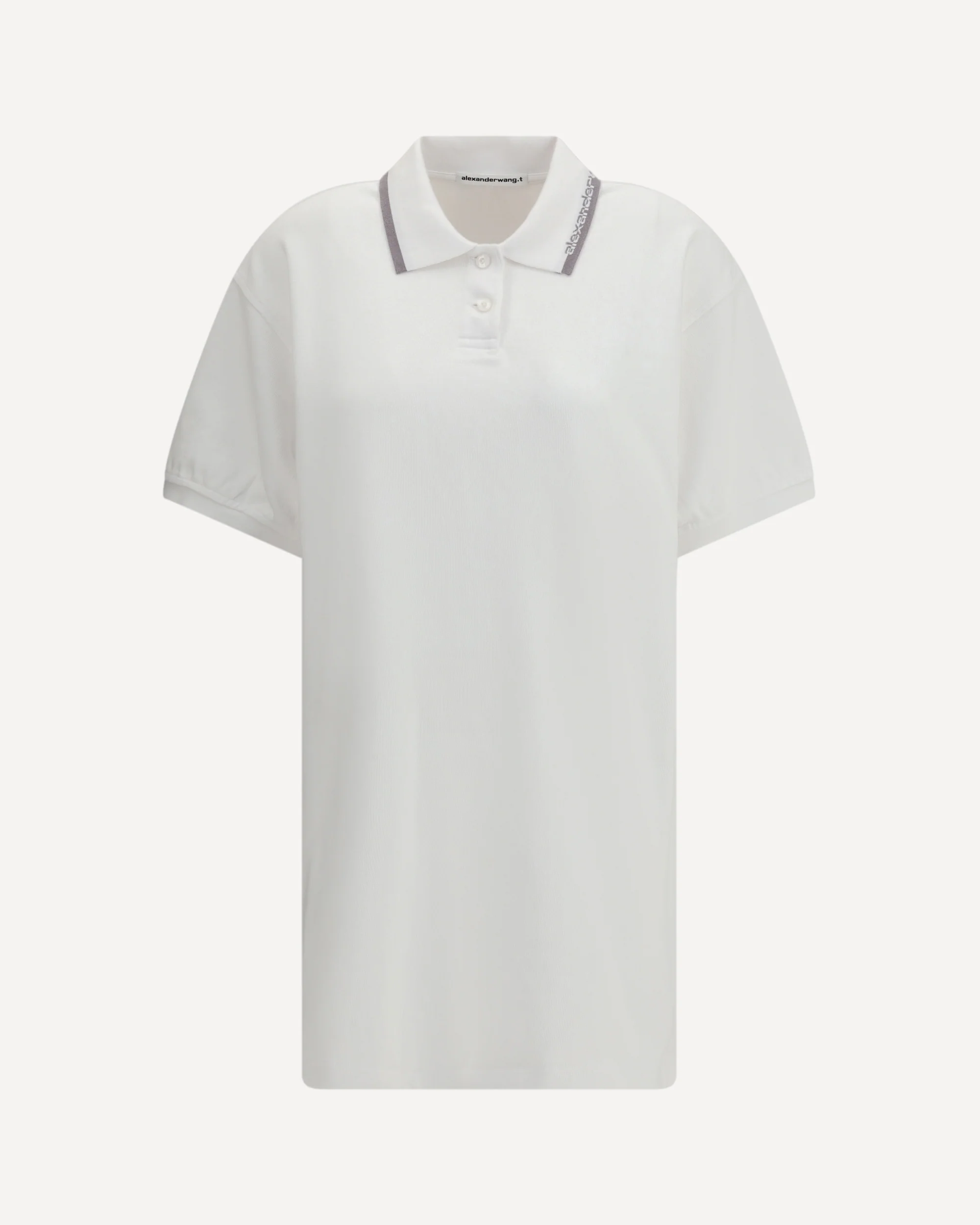 Cotton polo Dress - WHITE | Cheap Luxury Handbags Store,