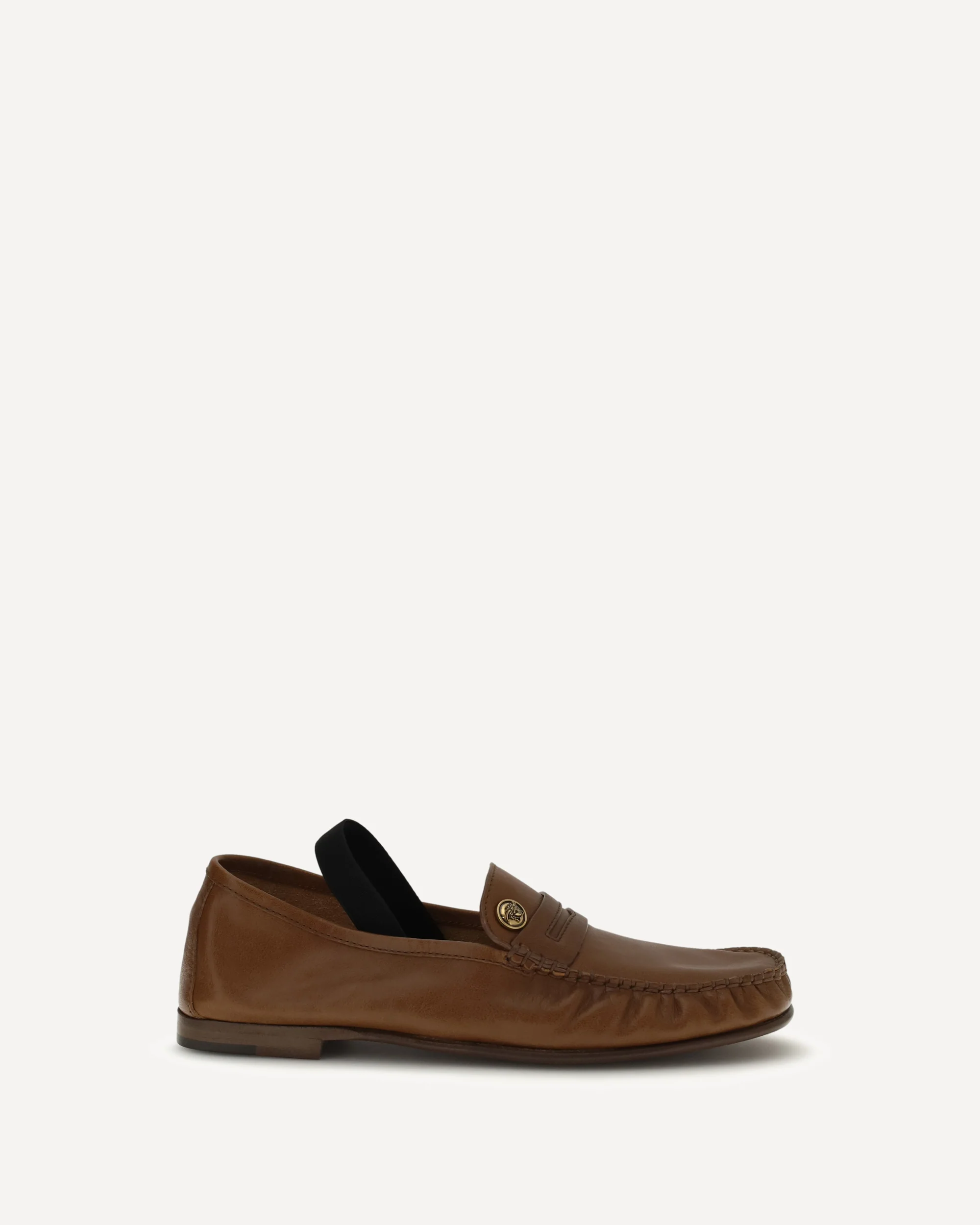 Leather Loafers - BROWN | Cheap Luxury Handbags Store,