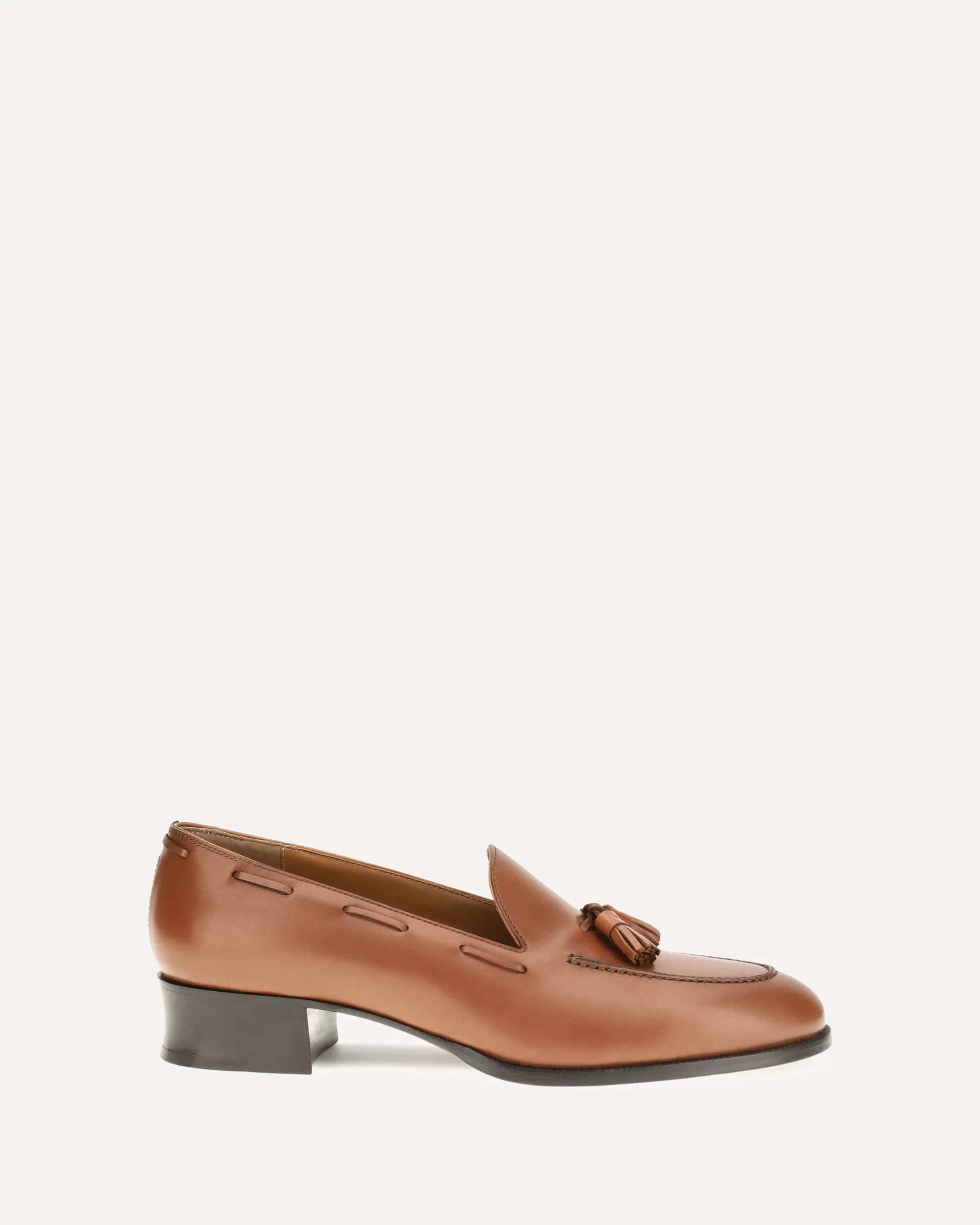 Serge Tassel calfskin Loafers - BROWN | Cheap Luxury Handbags Store,