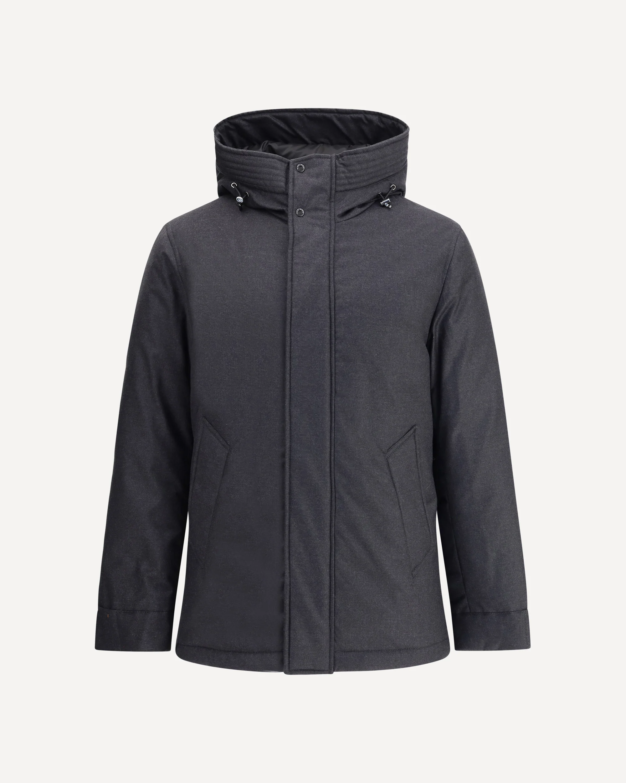 Virgin Wool Down Jacket - BLACK | Cheap Luxury Handbags Store,