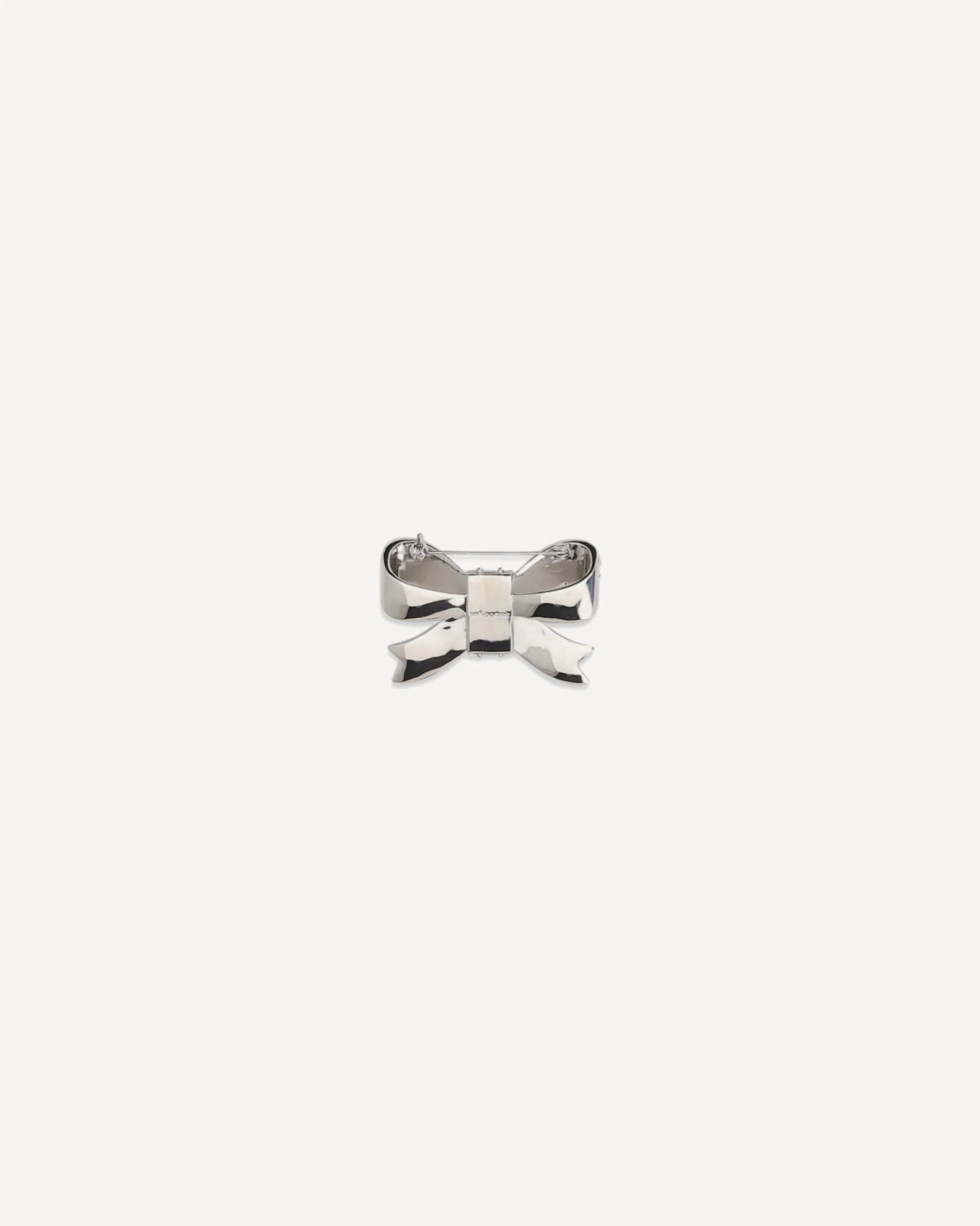 Crystal Bow Brooch - SILVER | Cheap Luxury Handbags Store,