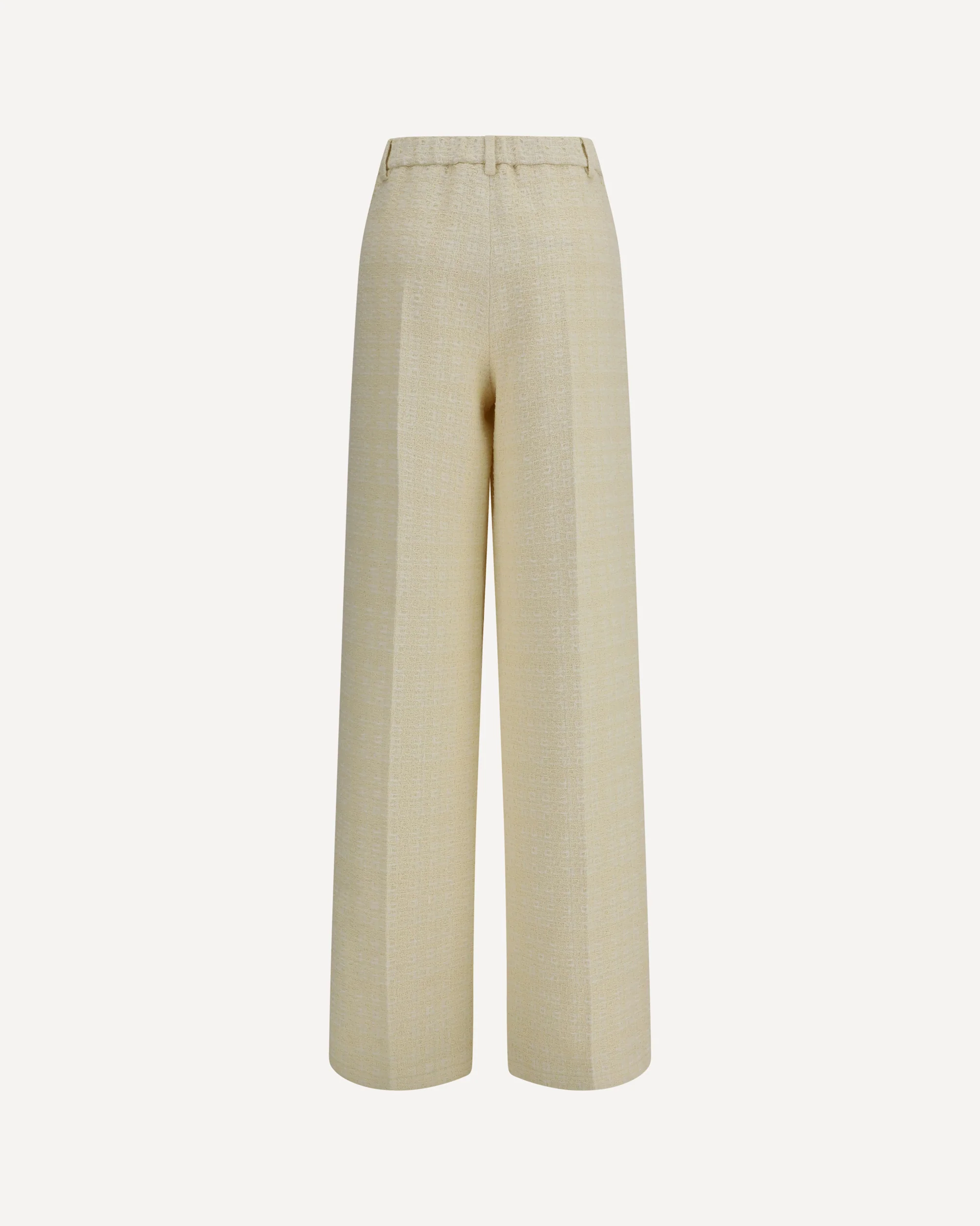 Cotton tweed check Pants - BEIGE | Cheap Luxury Handbags Store,
