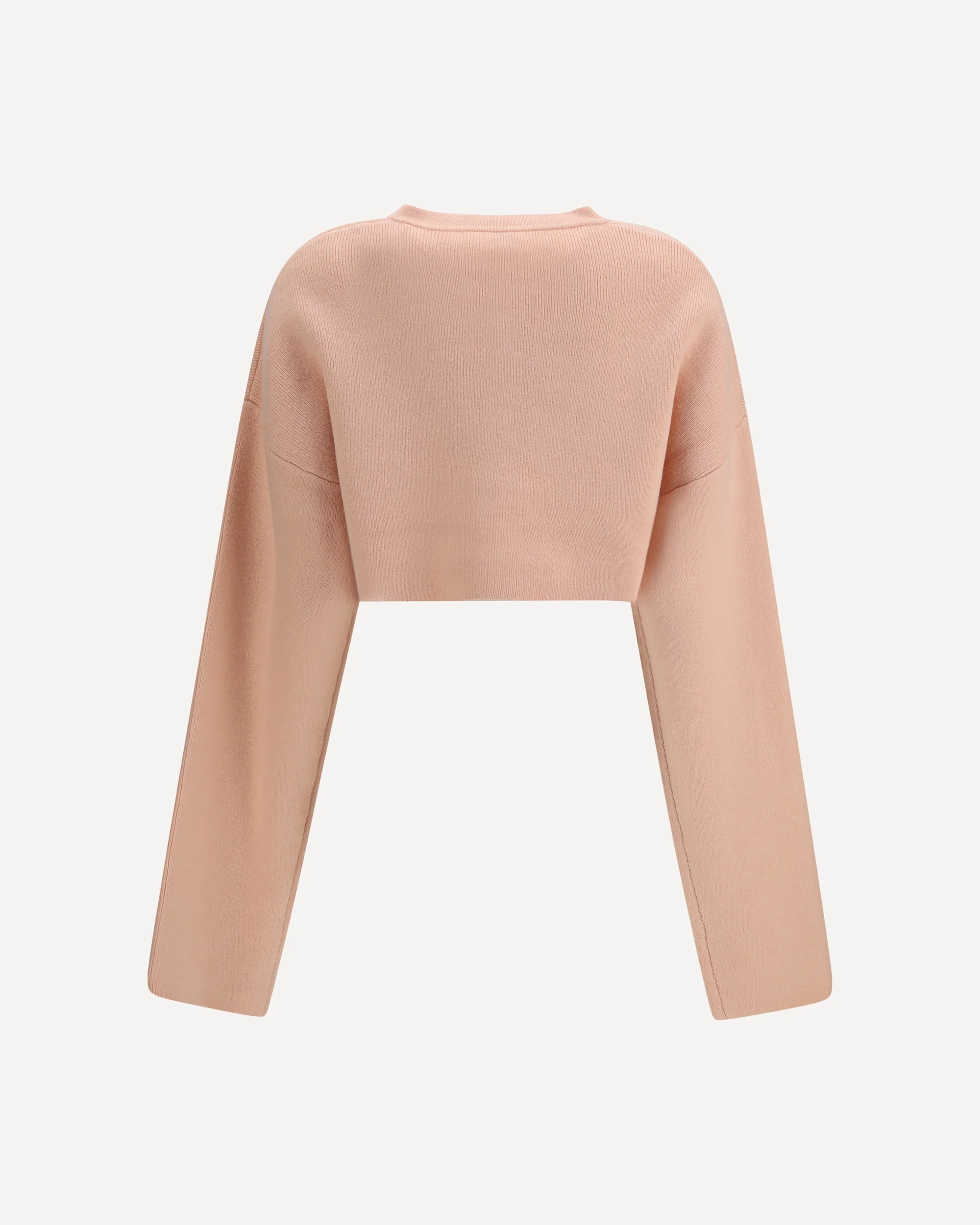 Cropped crewneck Cardigan with button fastening - PINK | Cheap Luxury Handbags Store,