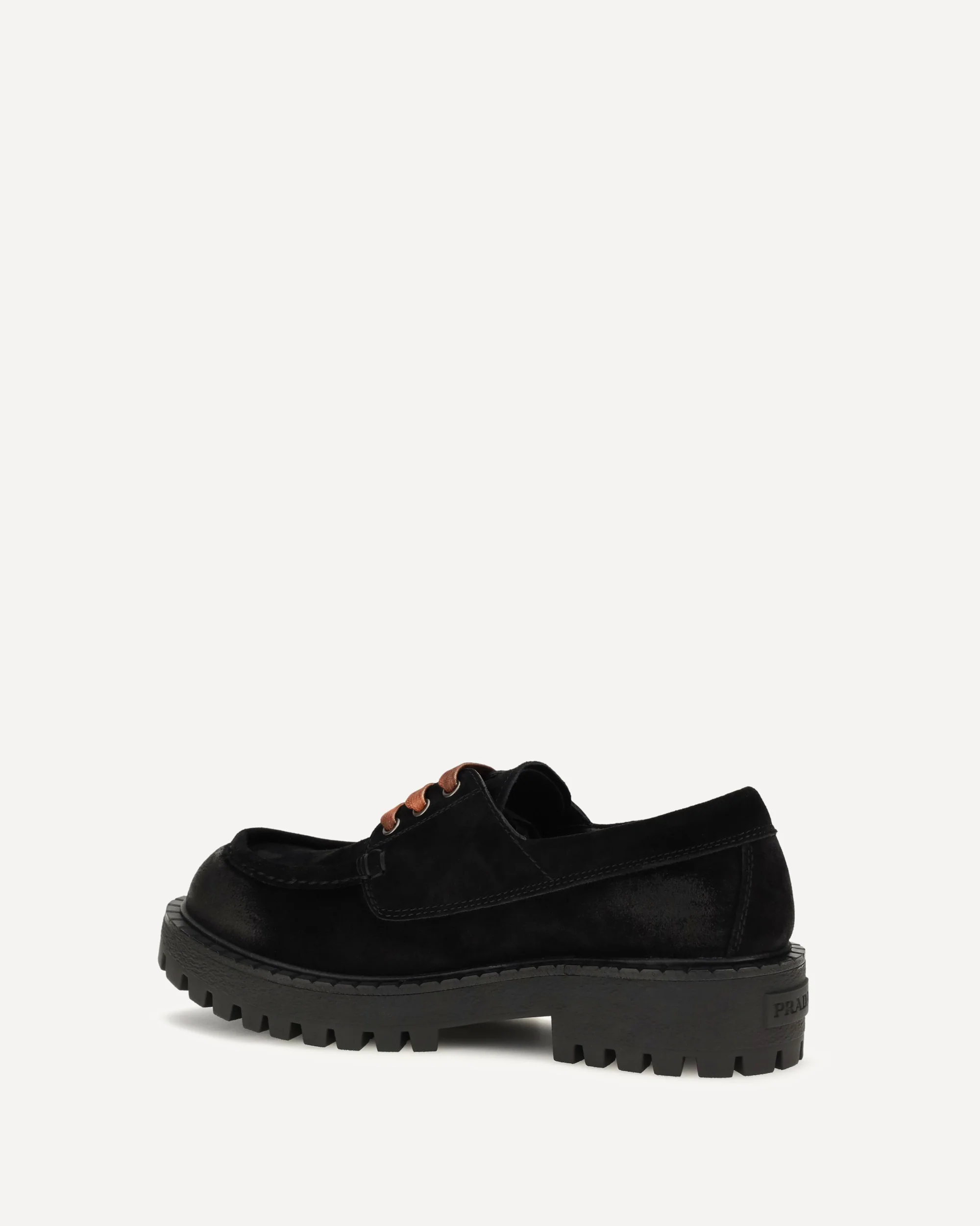 Suede lace-up Loafers - BLACK | Cheap Luxury Handbags Store,