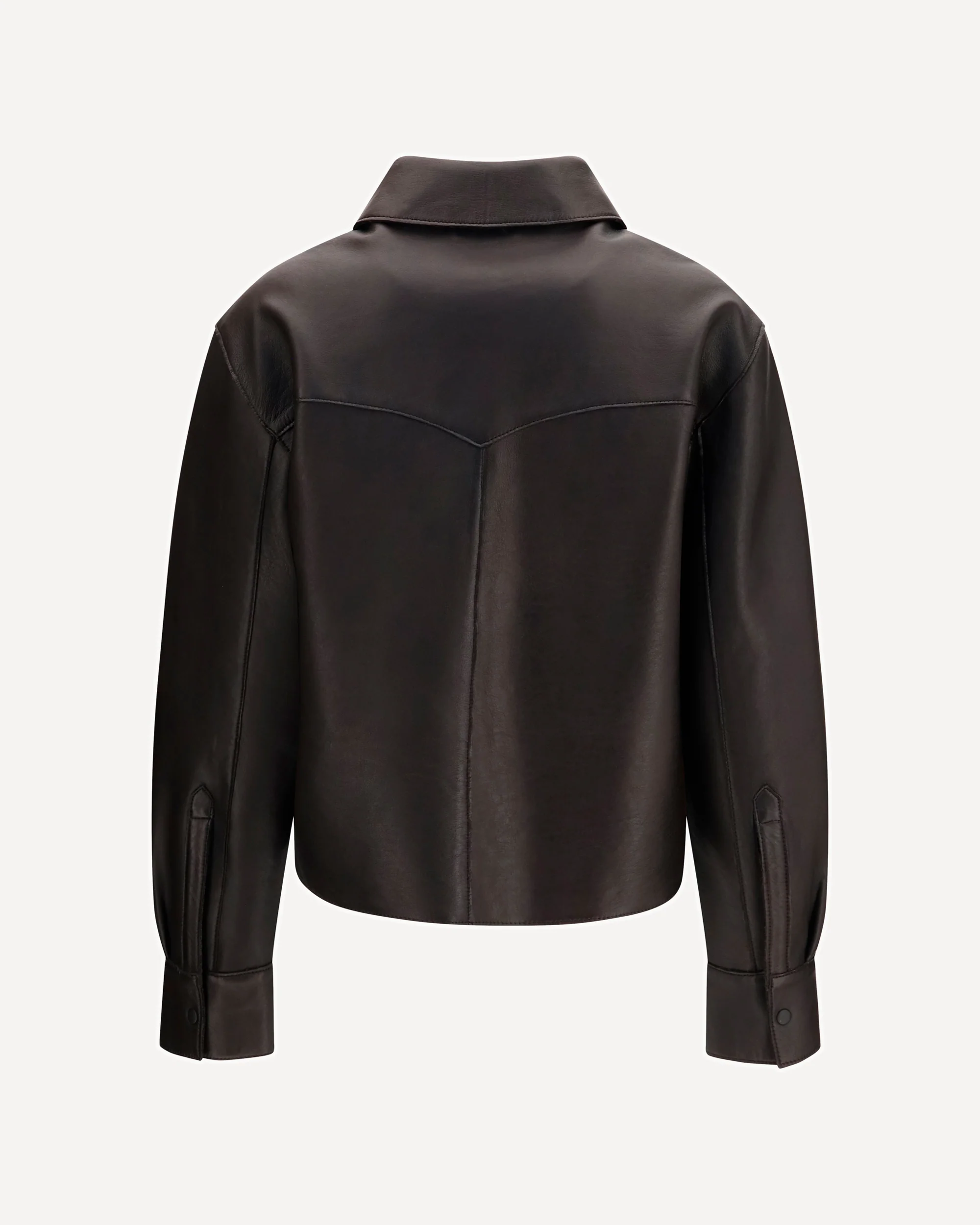 Leather Jacket - BLACK | Cheap Luxury Handbags Store,