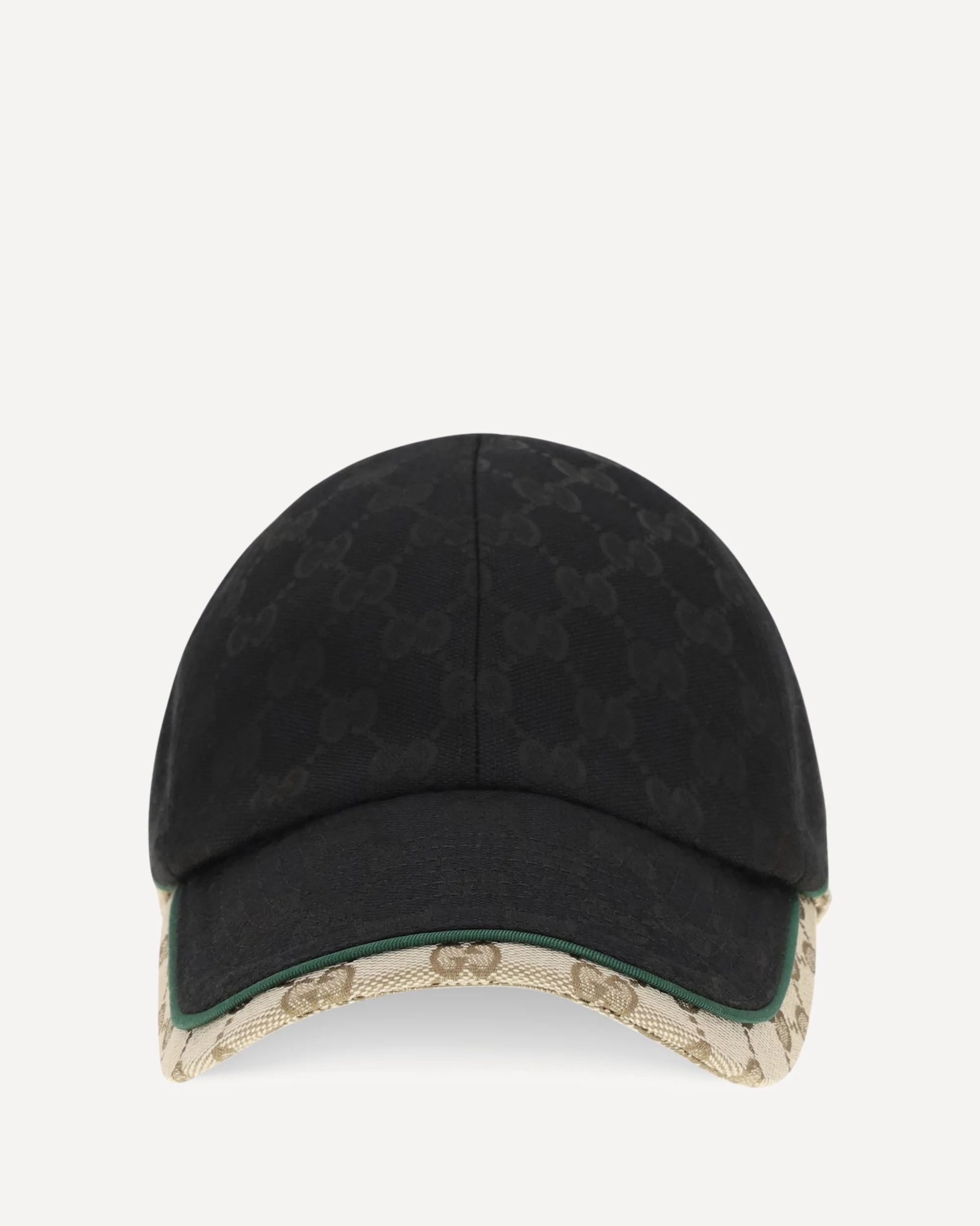 GG cotton fabric Baseball Hat - BLACK | Cheap Luxury Handbags Store,