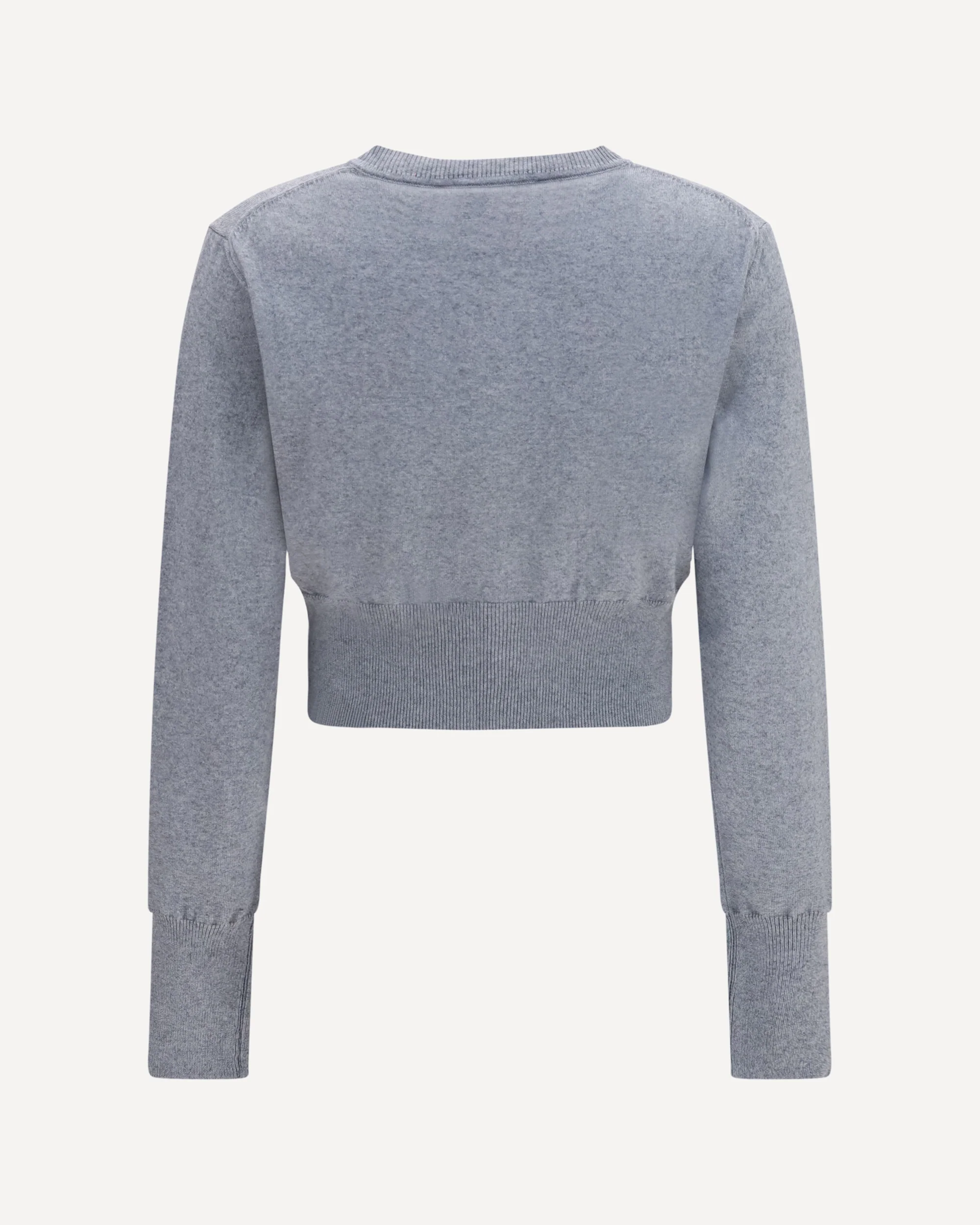 Bea crop Cardigan - GREY | Cheap Luxury Handbags Store,