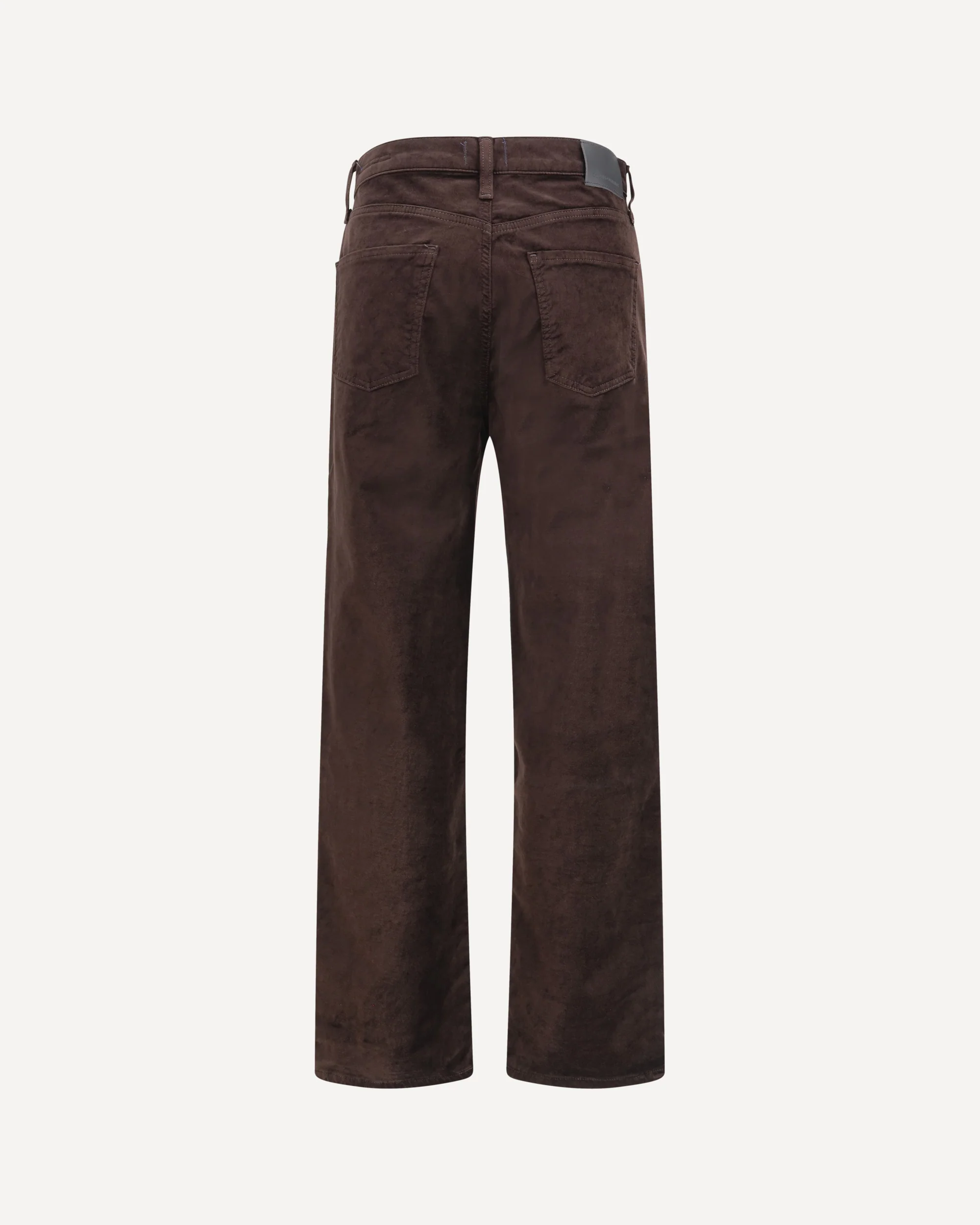 Delfina Velvet Jeans - BROWN | Cheap Luxury Handbags Store,
