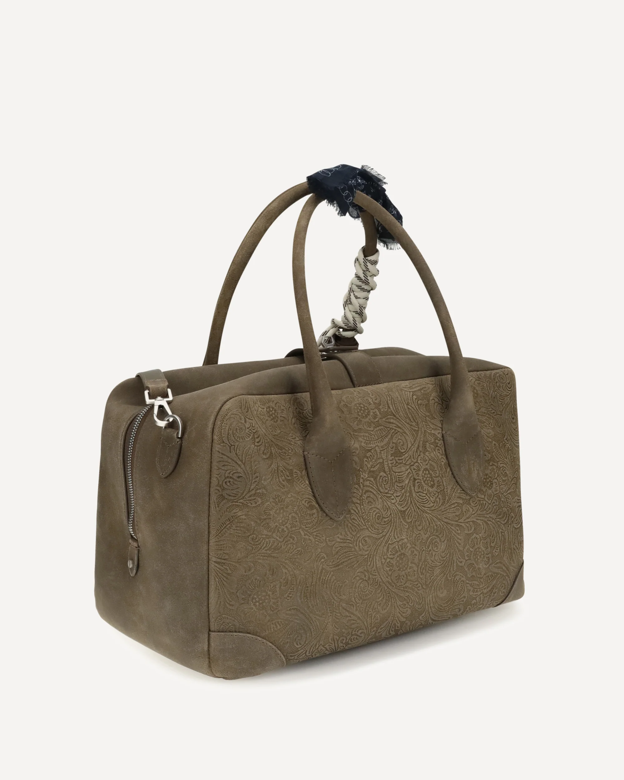 Vita Medium leather Travel Bag - BROWN | Cheap Luxury Handbags Store,
