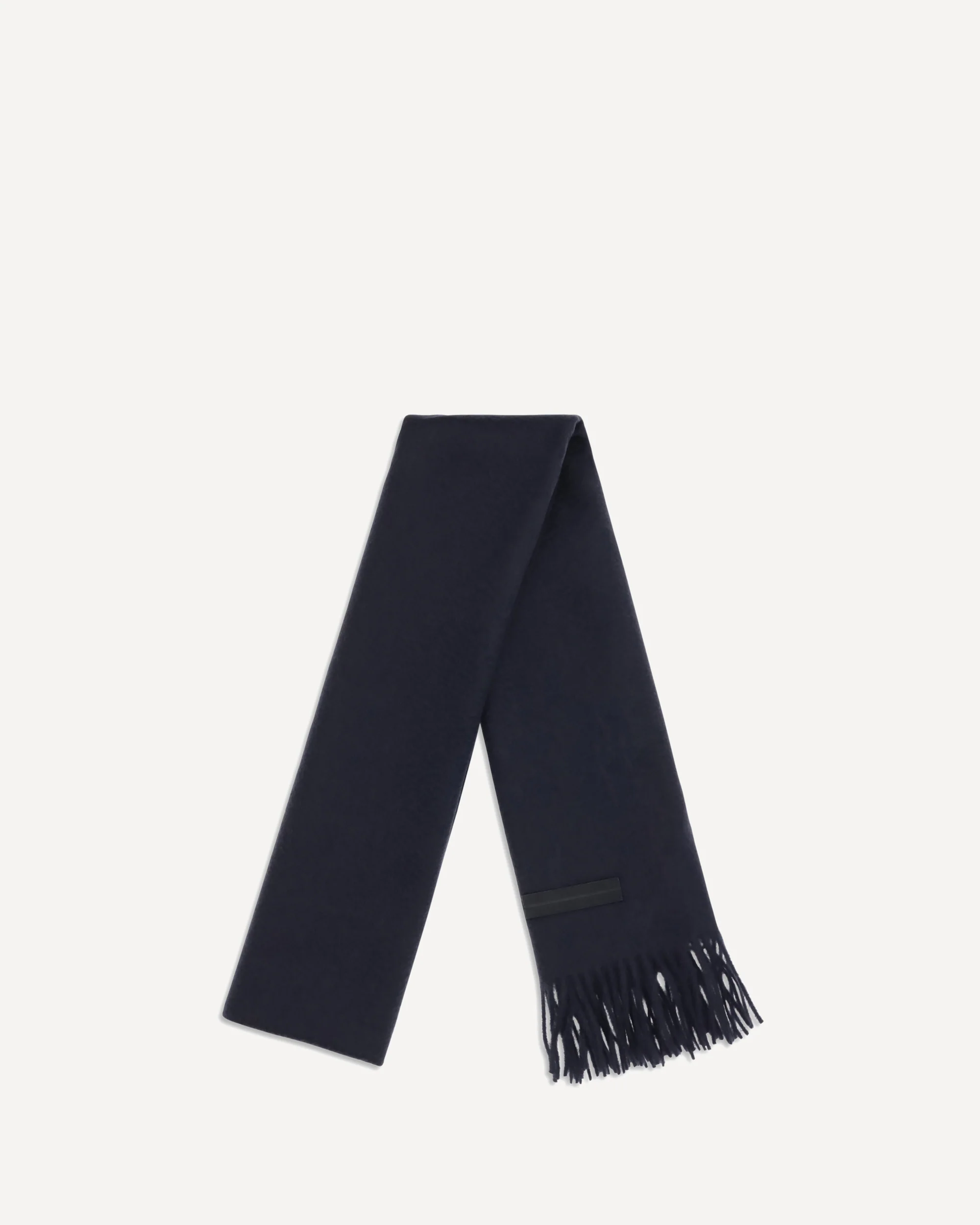 Oasi cashmere fringed Scarf - BLACK | Cheap Luxury Handbags Store,