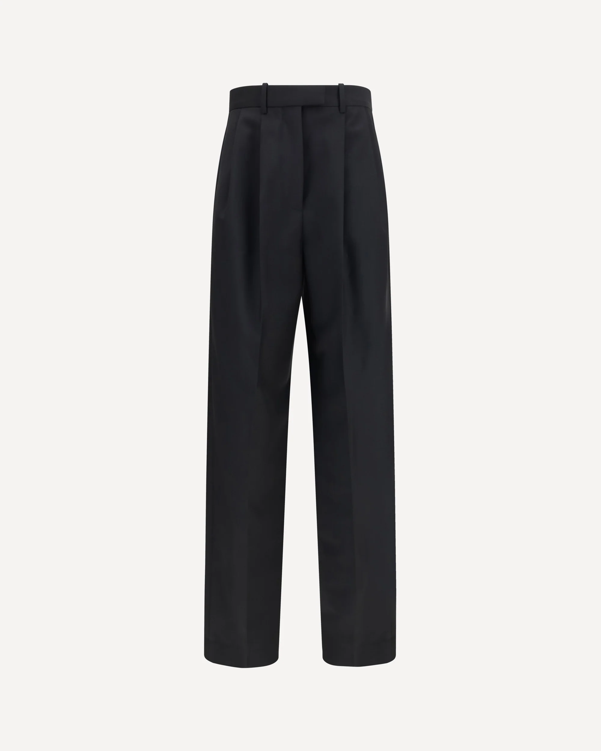 Double-pleat Pants in wool and mohair - BLACK | Cheap Luxury Handbags Store,