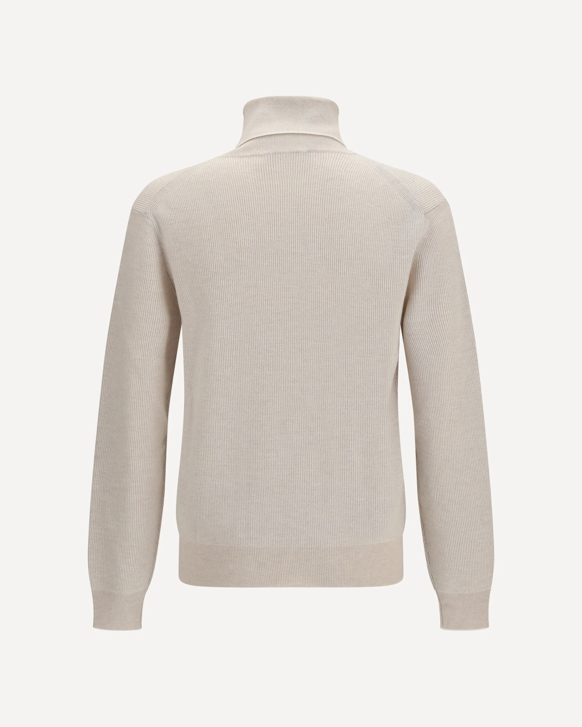 Wool and cashmere turtleneck Sweater - BEIGE | Cheap Luxury Handbags Store,