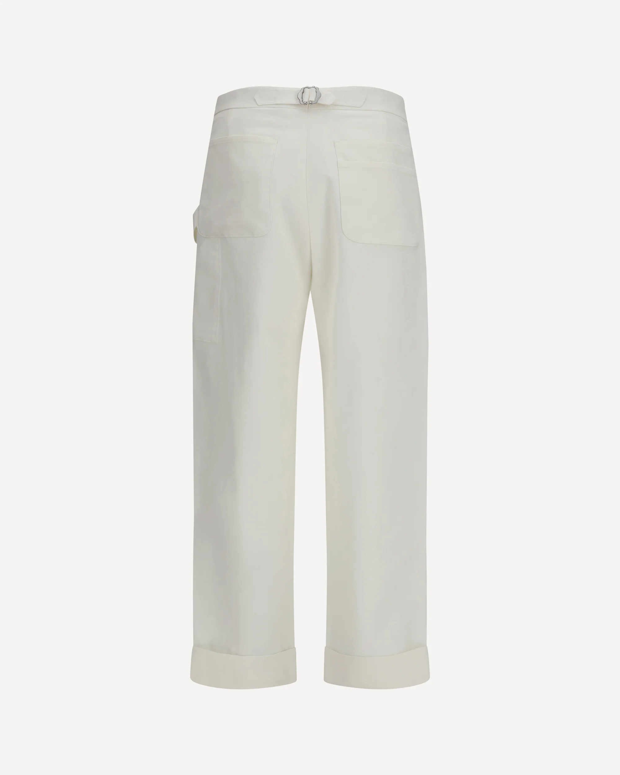 Cotton carpenter Pants - WHITE | Cheap Luxury Handbags Store,