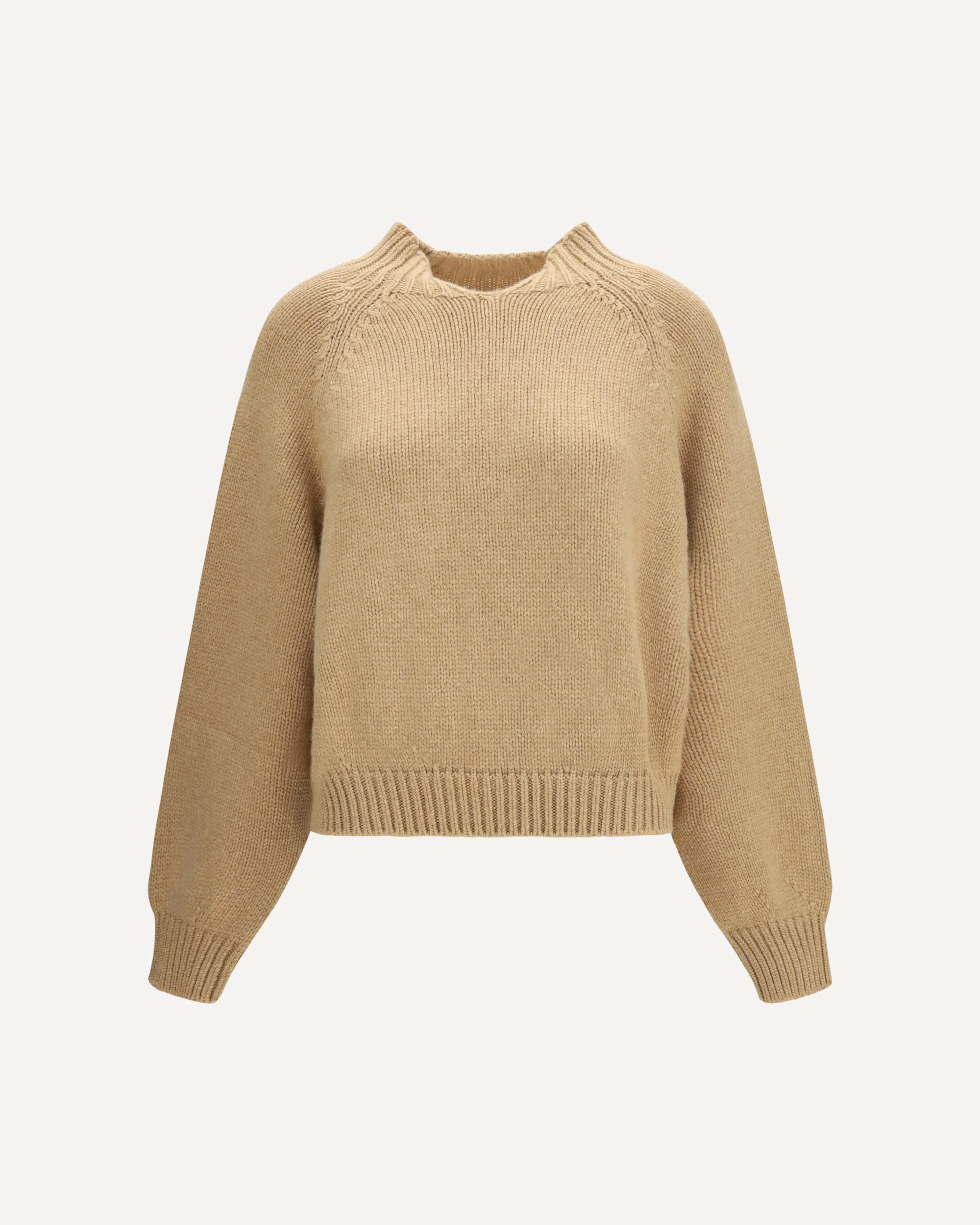 Cain cashmere Sweater - BEIGE | Cheap Luxury Handbags Store,