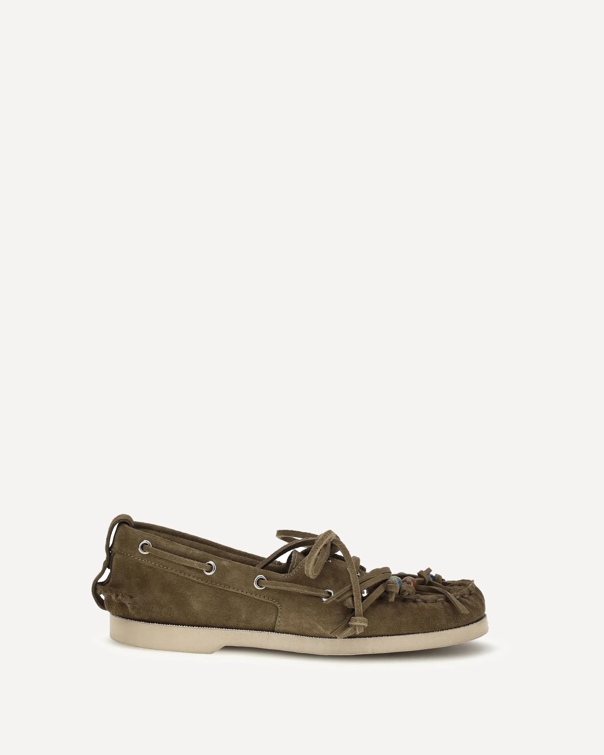 Boat Loafers - KHAKI  | Cheap Luxury Handbags Store,