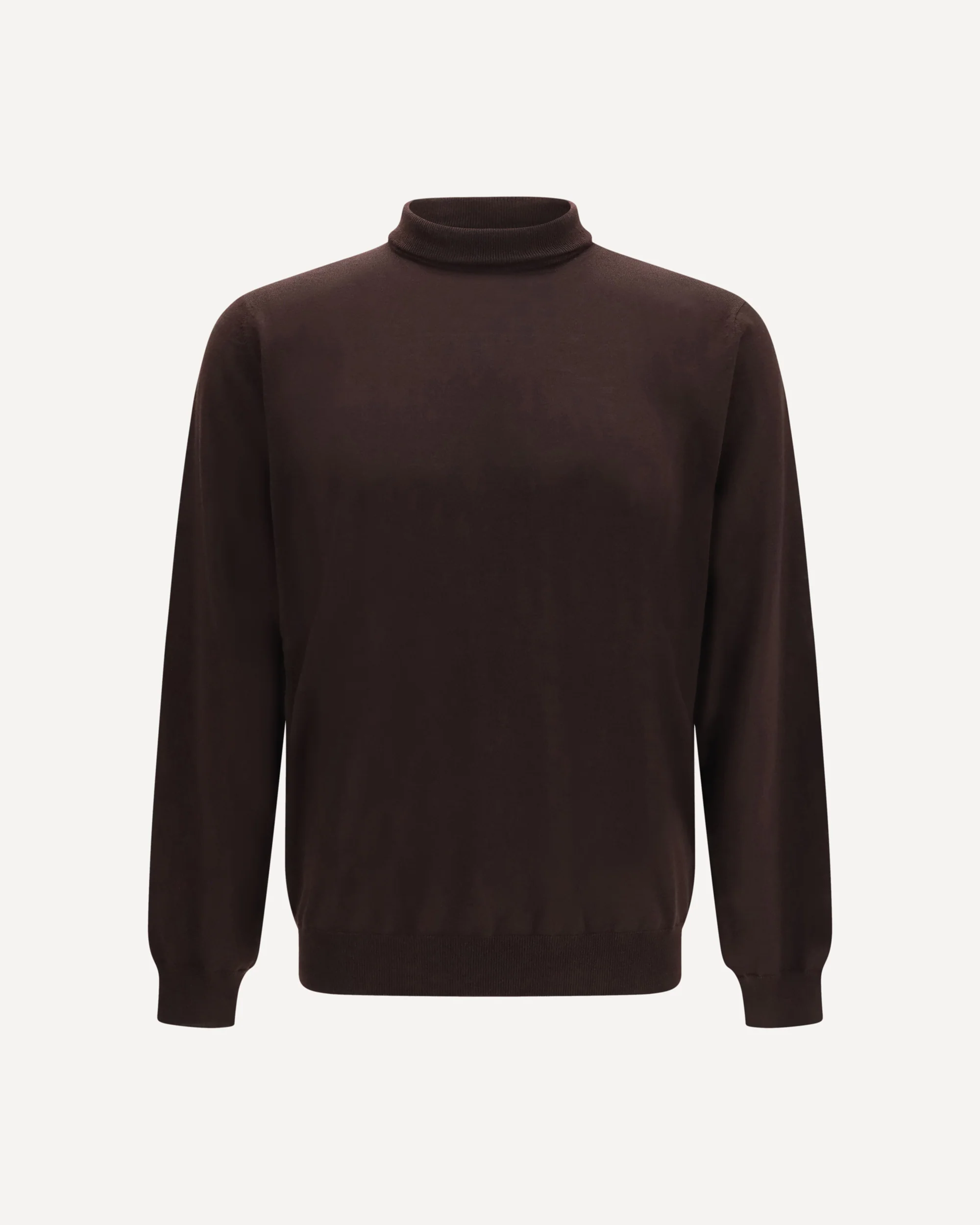 High neck Sweater - BROWN | Cheap Luxury Handbags Store,