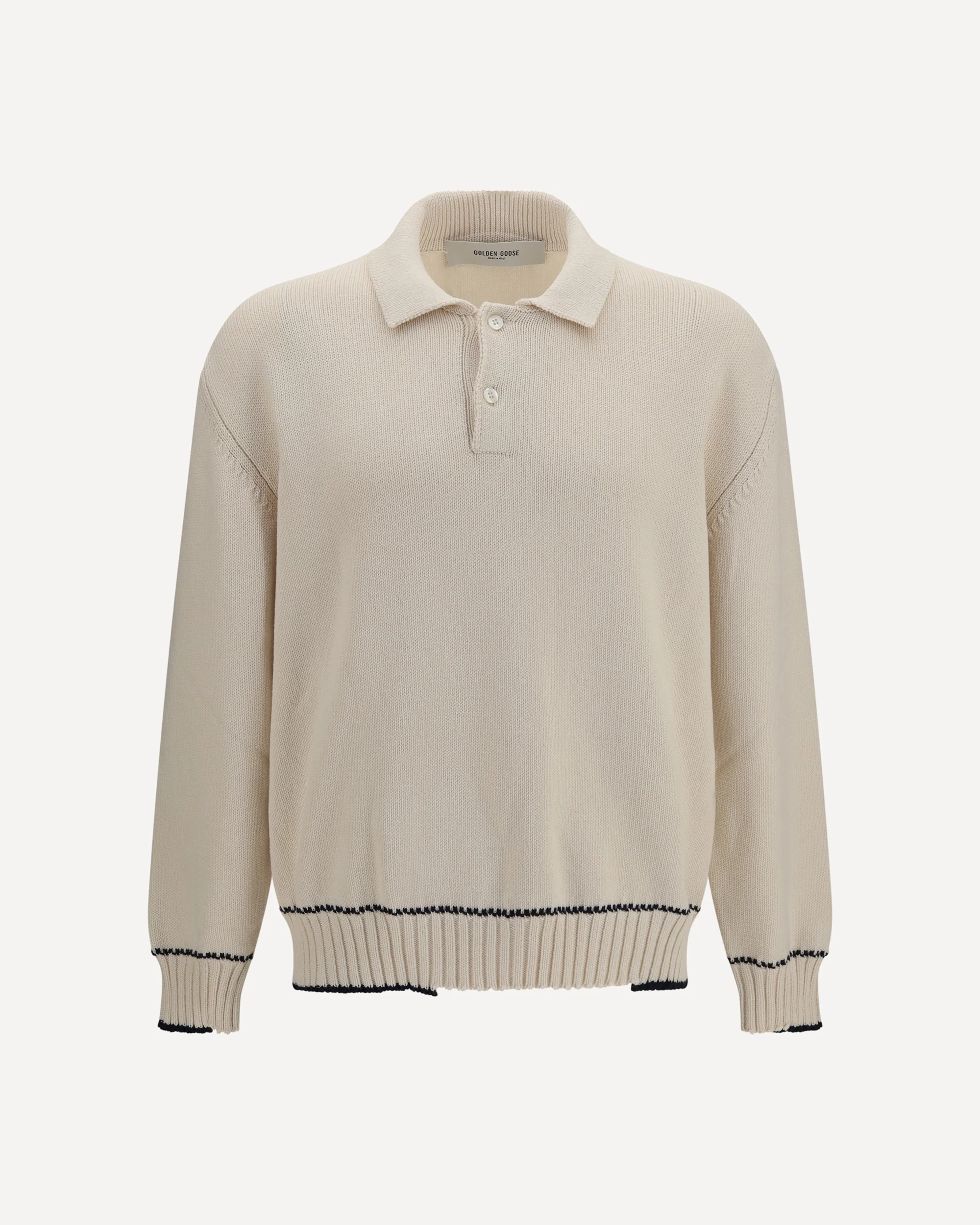 Rindley Polo with logo print - CREAM | Cheap Luxury Handbags Store,
