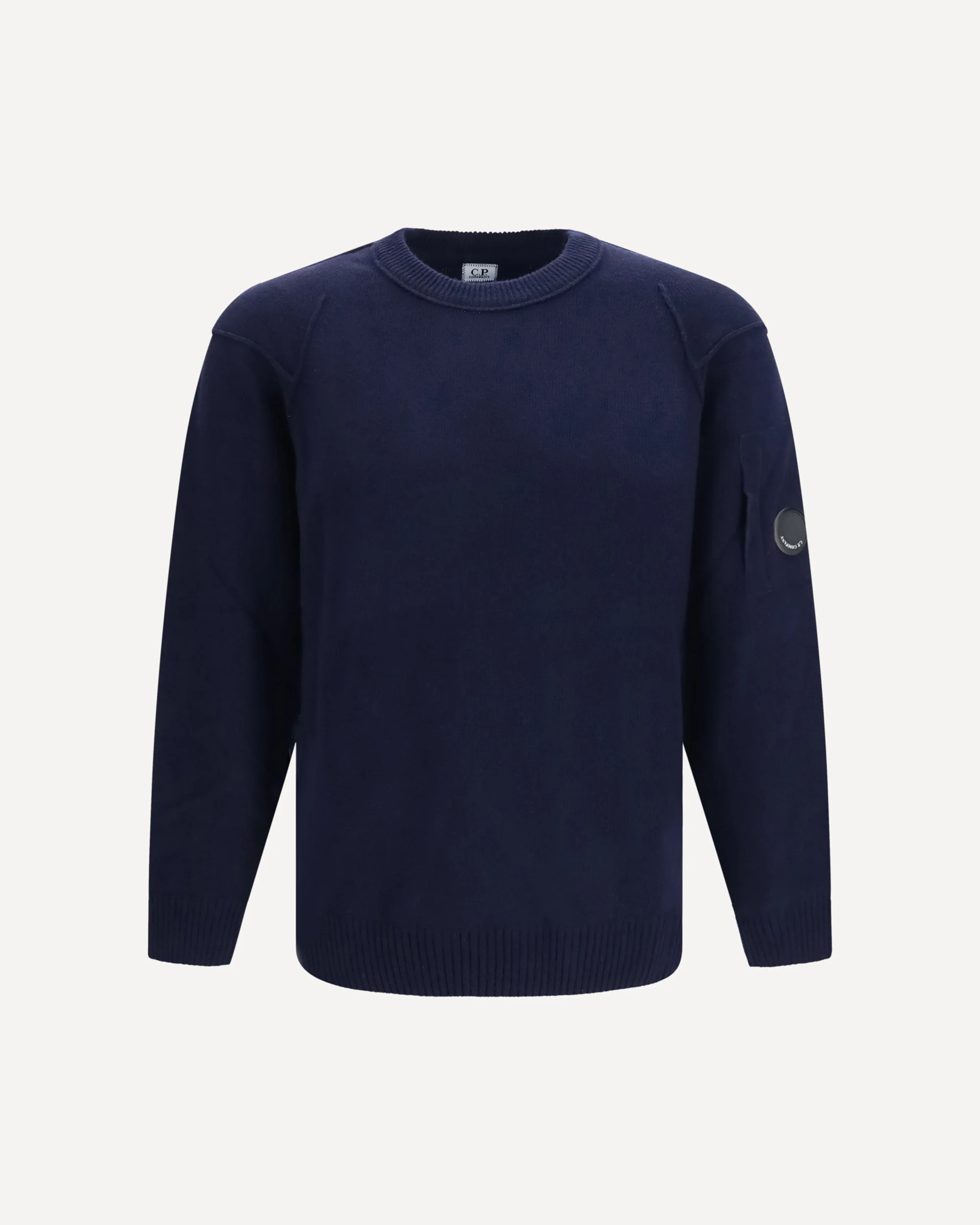 GRS lambswool crewneck Sweater - BLUE | Cheap Luxury Handbags Store,