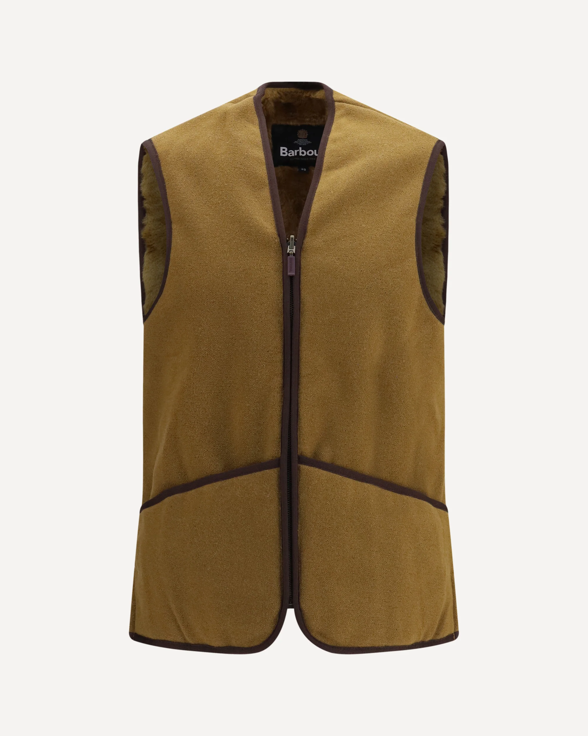Fleece Vest - BROWN | Cheap Luxury Handbags Store,
