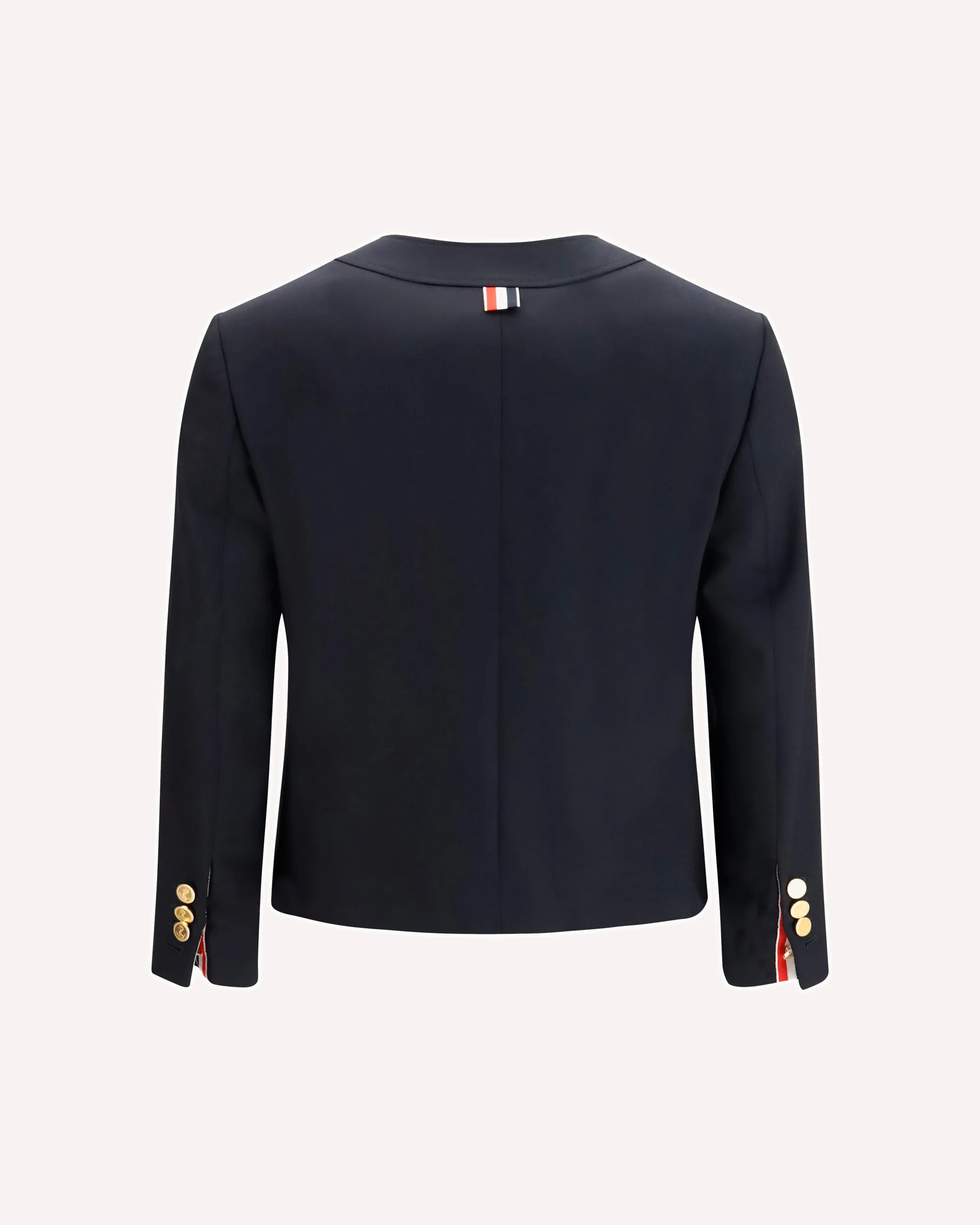 Hopsack Cardigan Jacket - BLUE | Cheap Luxury Handbags Store,