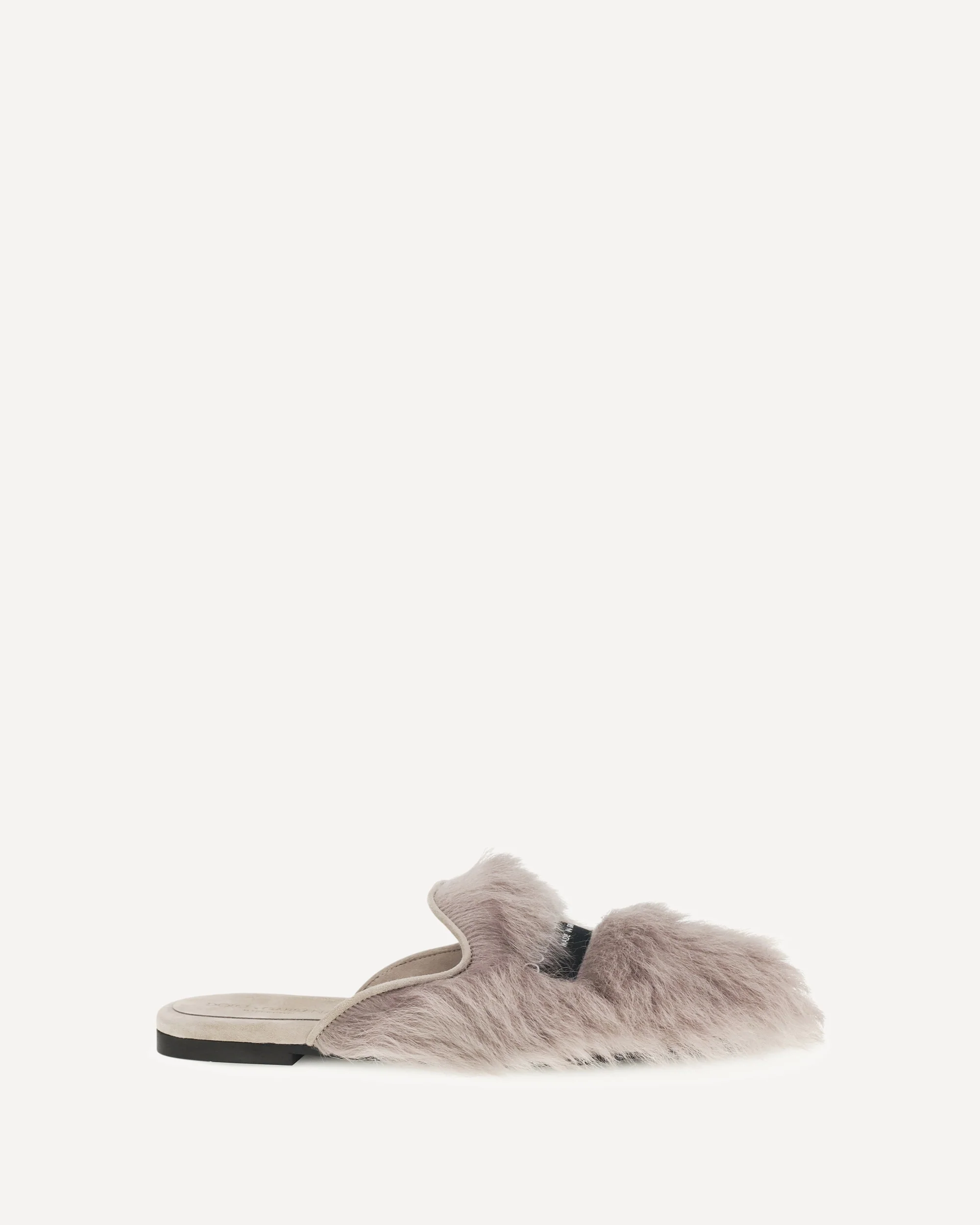 Sheepskin Mules - GREY | Cheap Luxury Handbags Store,