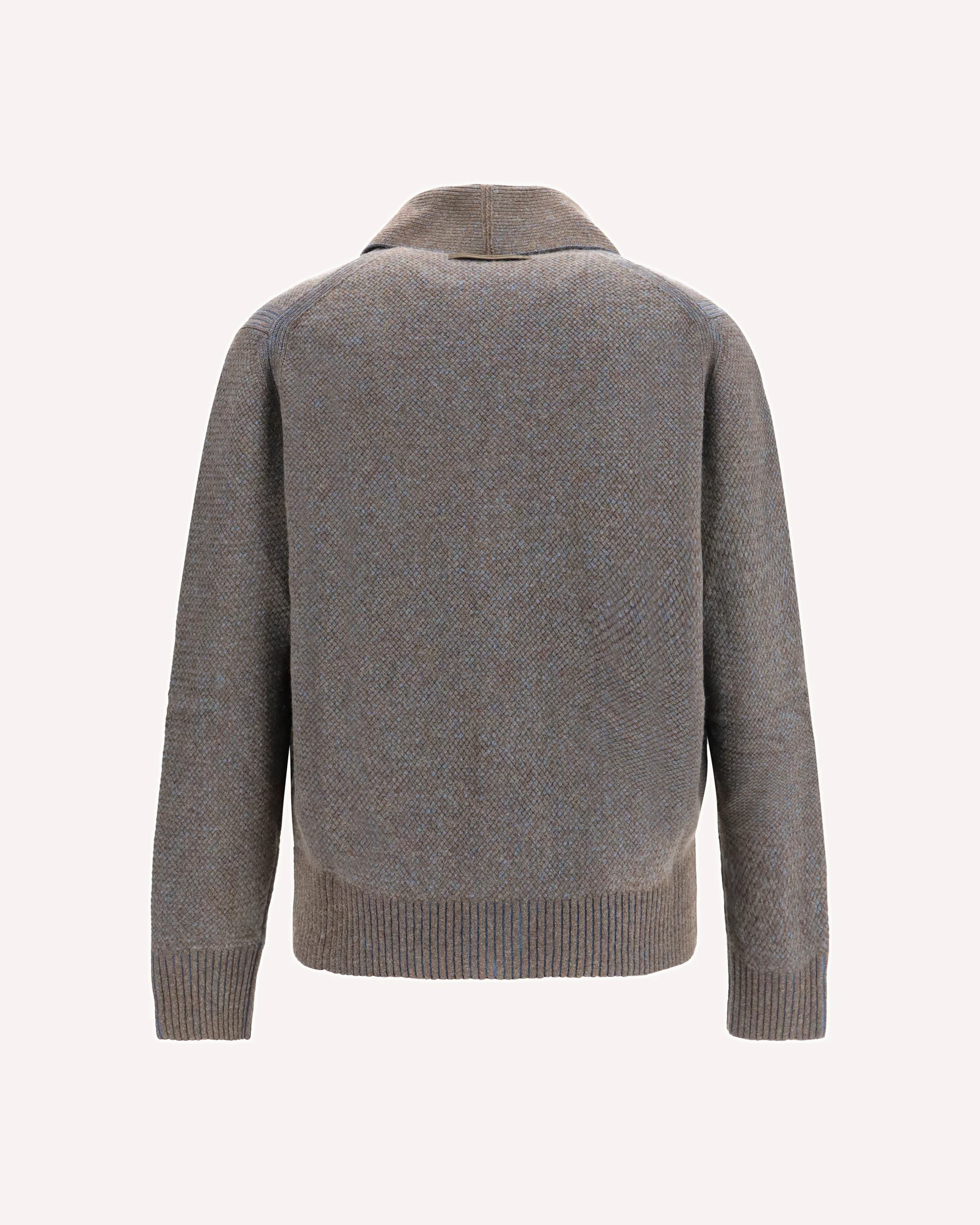 Cashmere and wool V-neck Cardigan - BROWN | Cheap Luxury Handbags Store,