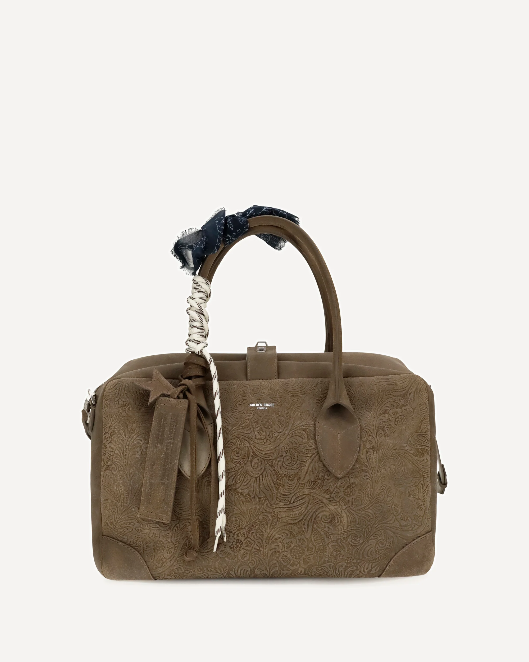 Vita Medium leather Travel Bag - BROWN | Cheap Luxury Handbags Store,