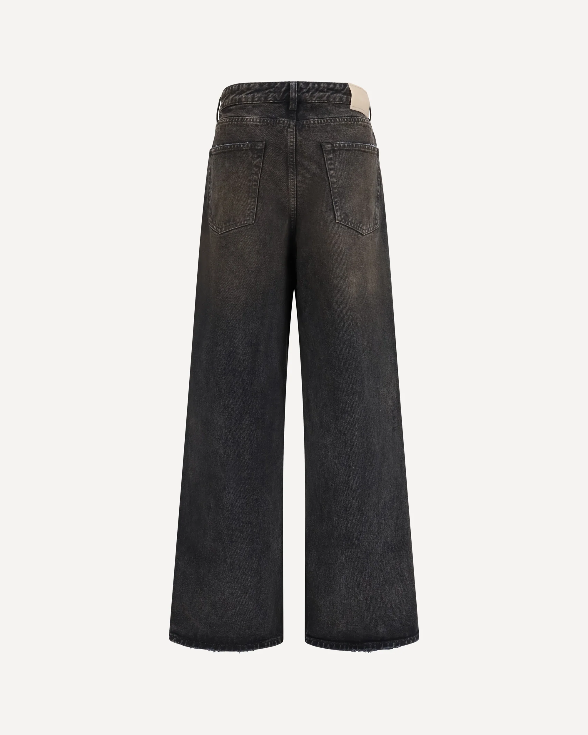 Full Cut Nebula Wash Jeans - BLACK | Cheap Luxury Handbags Store,